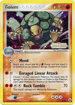 Golem (6/92) (Stamped) [EX: Legend Maker] | Good Games North