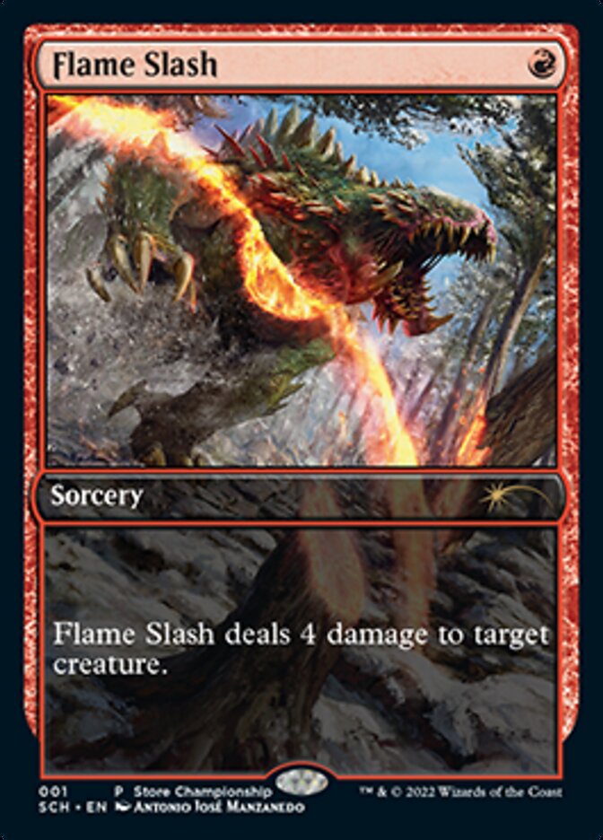 Flame Slash (Extended Art) [Store Championships 2022] | Good Games North