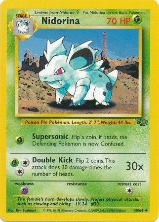 Nidorina (40/64) [Jungle Unlimited] | Good Games North