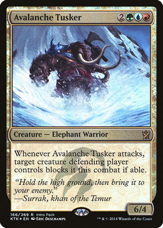 Avalanche Tusker [Khans of Tarkir Promos] | Good Games North