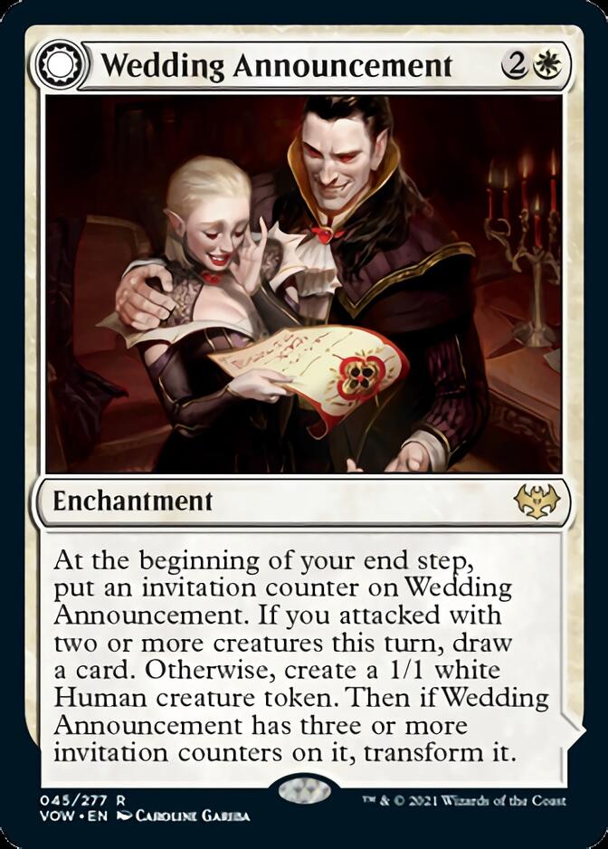 Wedding Announcement // Wedding Festivity [Innistrad: Crimson Vow] | Good Games North