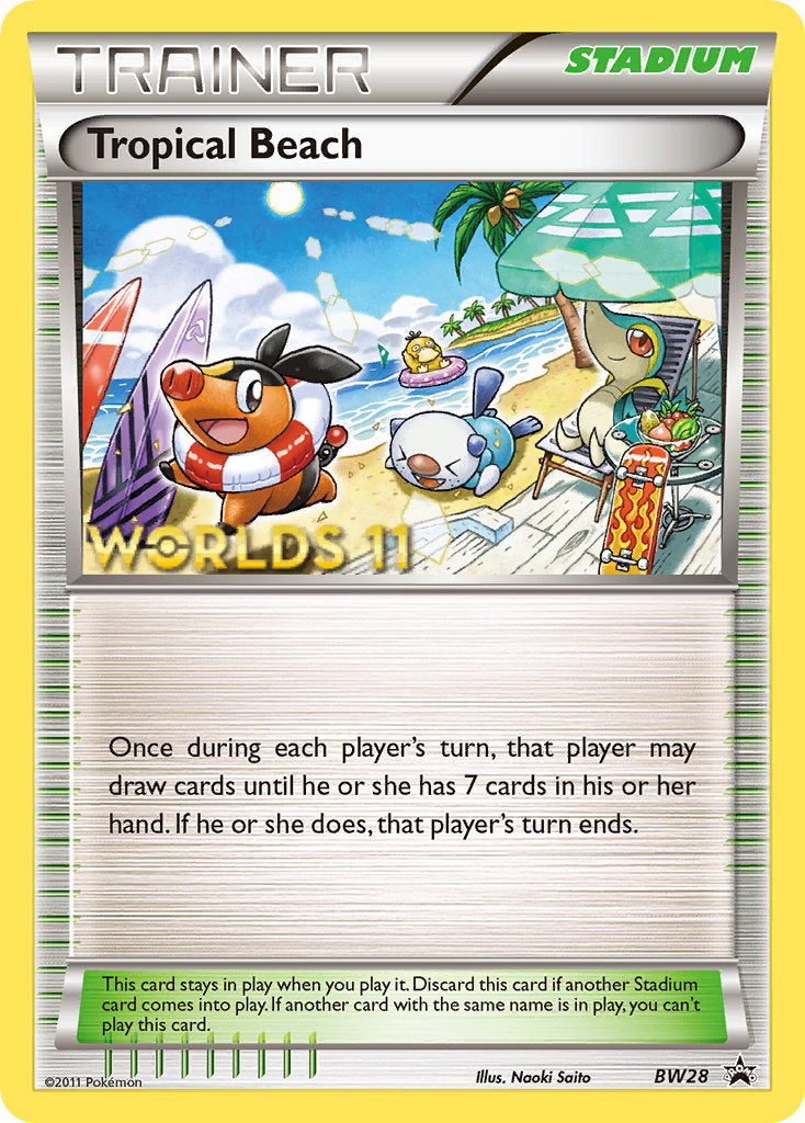 Tropical Beach (BW28) (Finalist) [Black & White: Black Star Promos] | Good Games North