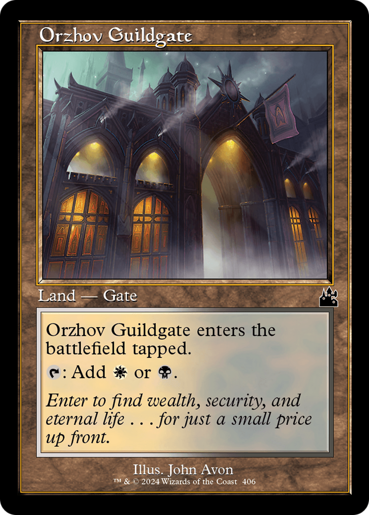 Orzhov Guildgate (Retro Frame) [Ravnica Remastered] | Good Games North