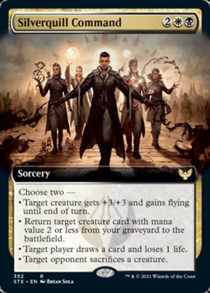 Silverquill Command (Extended) [Strixhaven: School of Mages] | Good Games North