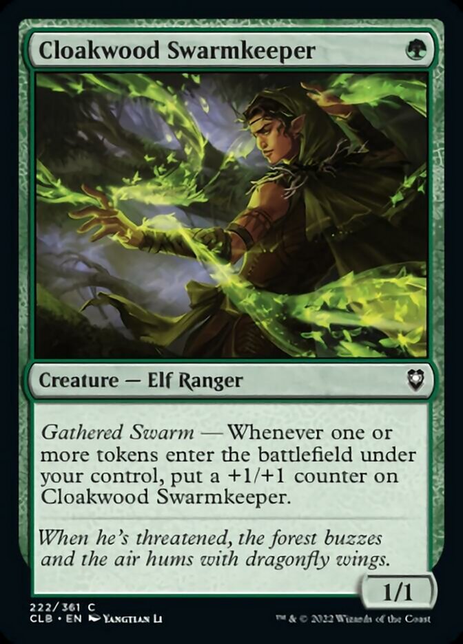 Cloakwood Swarmkeeper [Commander Legends: Battle for Baldur's Gate] | Good Games North