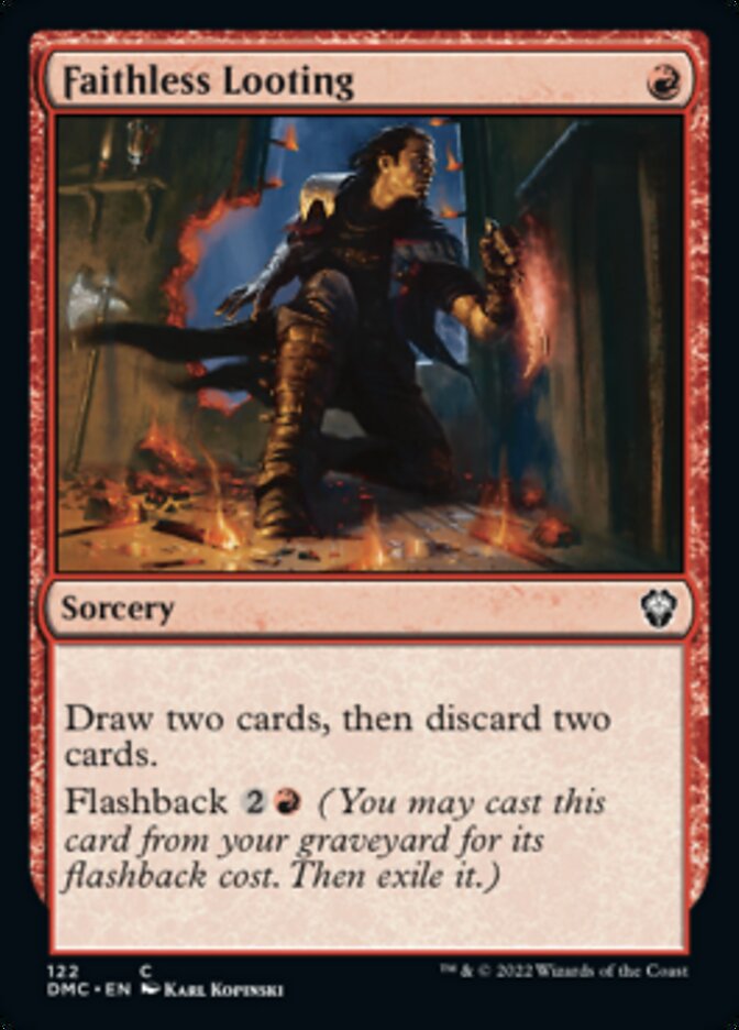 Faithless Looting [Dominaria United Commander] | Good Games North