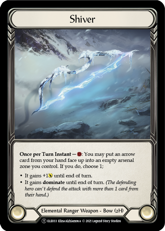 Embodiment of Earth // Shiver [U-ELE109 // U-ELE033] (Tales of Aria Unlimited)  Unlimited Normal | Good Games North