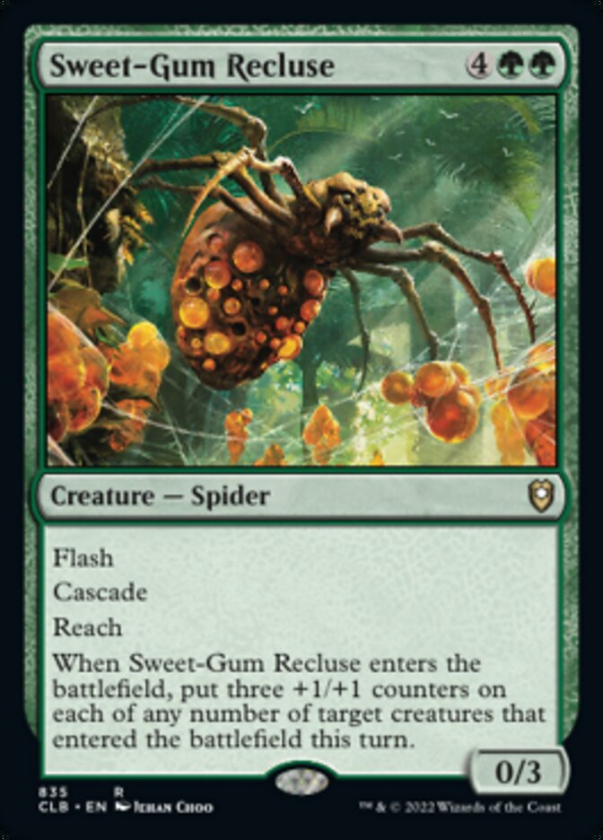 Sweet-Gum Recluse [Commander Legends: Battle for Baldur's Gate] | Good Games North