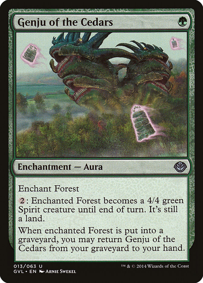 Genju of the Cedars (Garruk vs. Liliana) [Duel Decks Anthology] | Good Games North