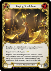 Singing Steelblade [U-WTR121] (Welcome to Rathe Unlimited)  Unlimited Rainbow Foil | Good Games North