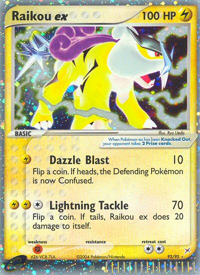Raikou ex (92/95) [EX: Team Magma vs Team Aqua] | Good Games North