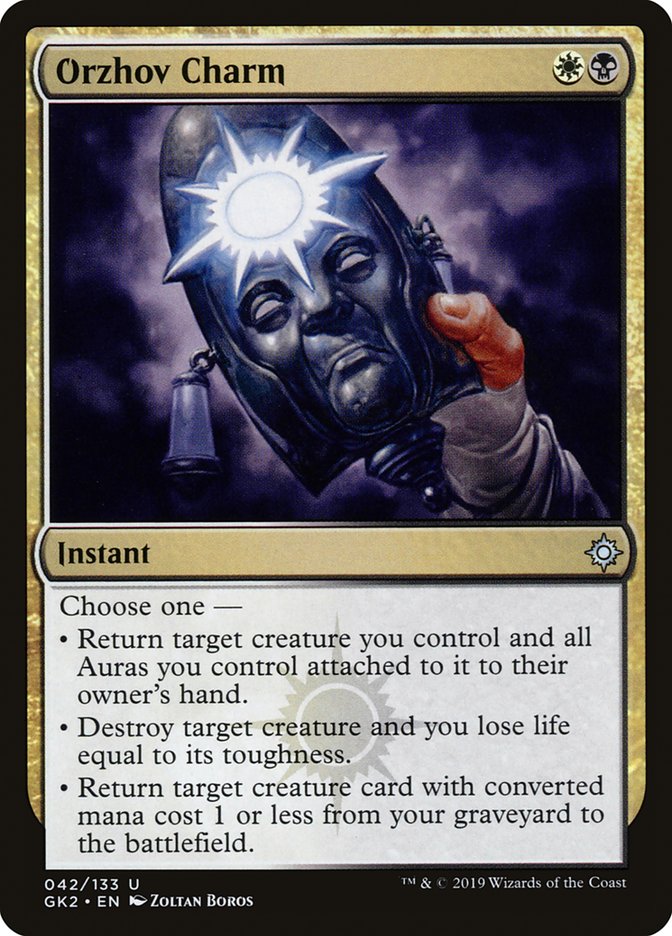Orzhov Charm [Ravnica Allegiance Guild Kit] | Good Games North