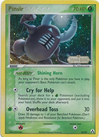 Pinsir (24/92) (Stamped) [EX: Legend Maker] | Good Games North