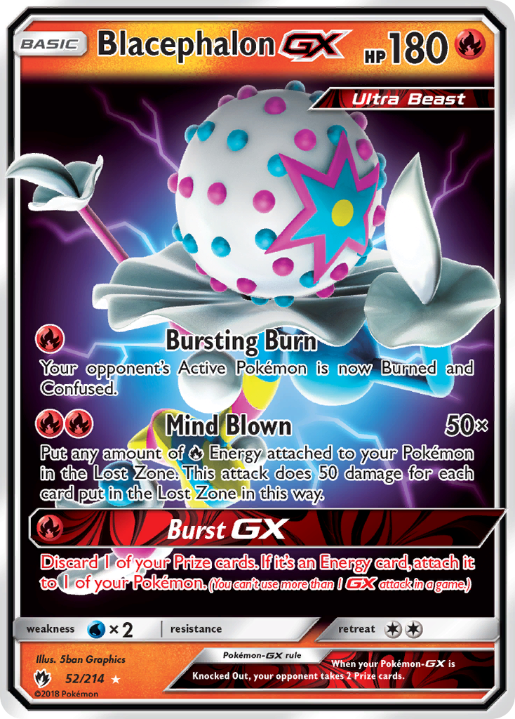 Blacephalon GX (52/214) [Sun & Moon: Lost Thunder] | Good Games North