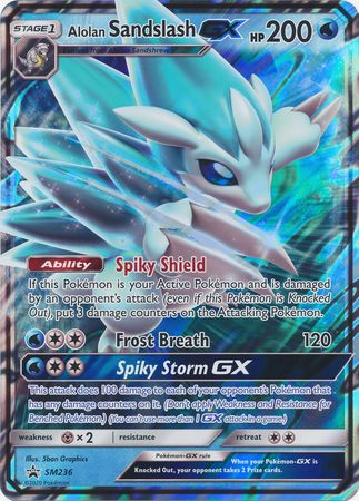 Alolan Sandslash GX (SM236) (Jumbo Card) [Sun & Moon: Black Star Promos] | Good Games North
