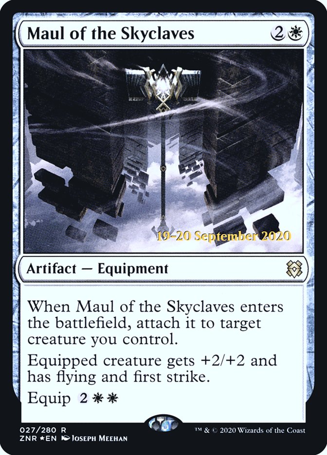 Maul of the Skyclaves  (Prerelease) [Zendikar Rising Prerelease Promos] | Good Games North