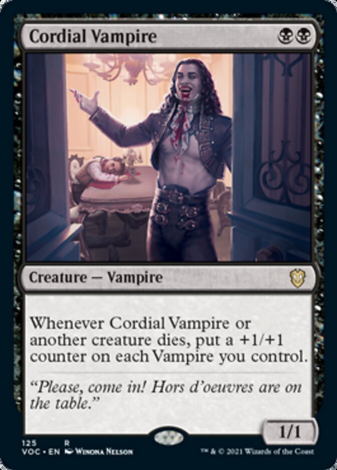 Cordial Vampire [Innistrad: Crimson Vow Commander] | Good Games North