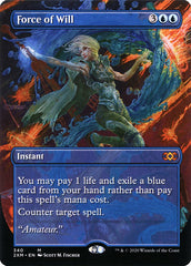 Force of Will (Borderless) [Double Masters] | Good Games North