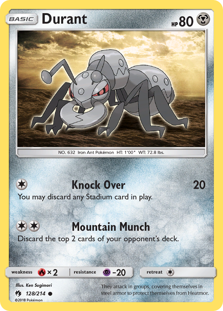 Durant (128/214) [Sun & Moon: Lost Thunder] | Good Games North