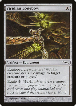 Viridian Longbow [Mirrodin] | Good Games North