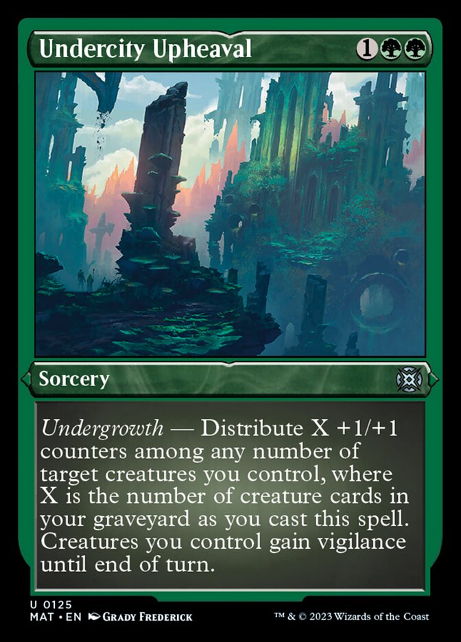 Undercity Upheaval (Foil Etched) [March of the Machine: The Aftermath] | Good Games North