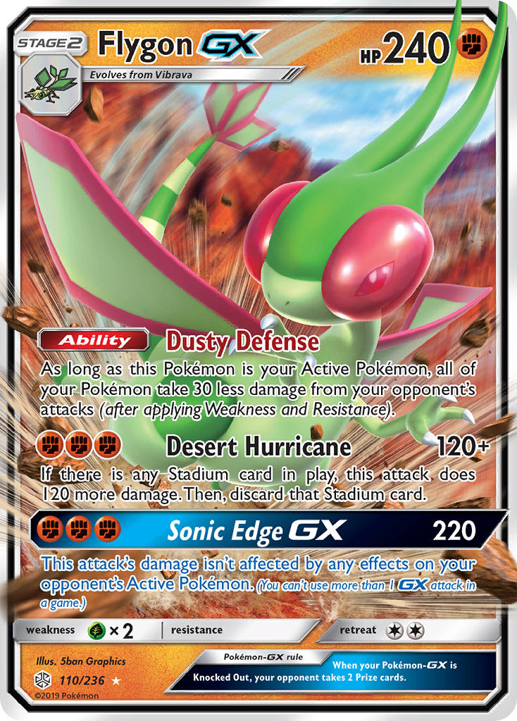 Flygon GX (110/236) [Sun & Moon: Cosmic Eclipse] | Good Games North
