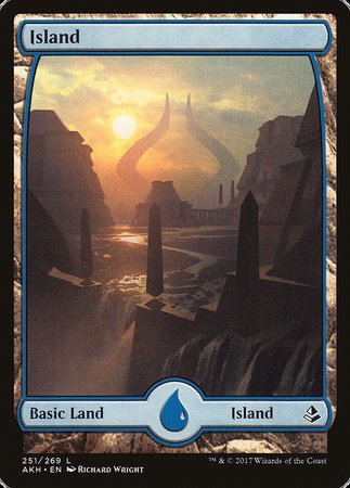 Island (251) - Full Art [Amonkhet] | Good Games North