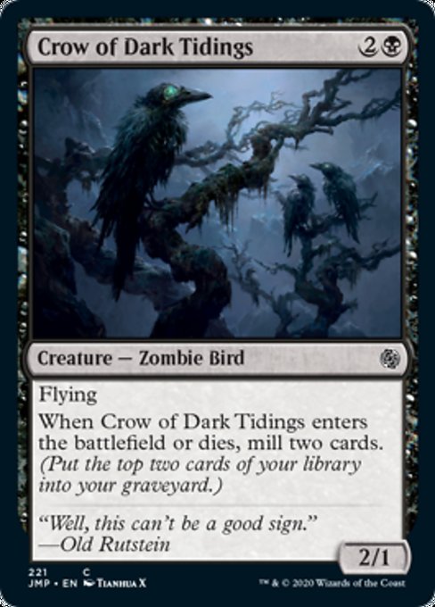 Crow of Dark Tidings [Jumpstart] | Good Games North