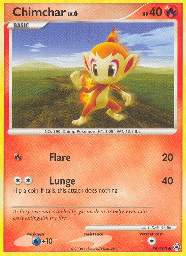 Chimchar (56/100) [Diamond & Pearl: Majestic Dawn] | Good Games North