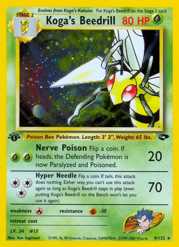 Koga's Beedrill (9/132) [Gym Challenge 1st Edition] | Good Games North