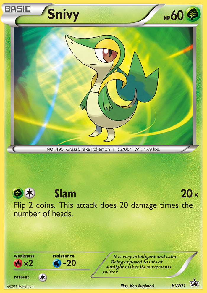 Snivy (BW01) [Black & White: Black Star Promos] | Good Games North