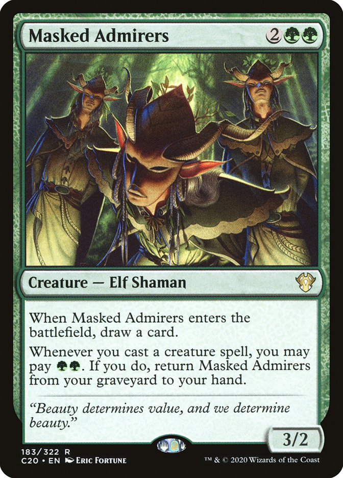 Masked Admirers [Commander 2020] | Good Games North