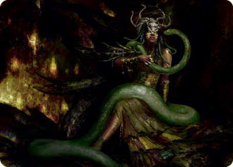 Saryth, the Viper's Fang Art Card [Innistrad: Midnight Hunt Art Series] | Good Games North