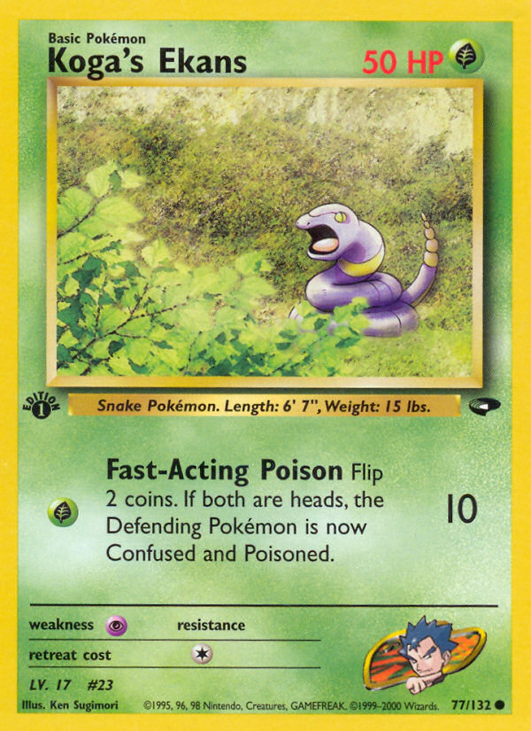 Koga's Ekans (77/132) [Gym Challenge 1st Edition] | Good Games North