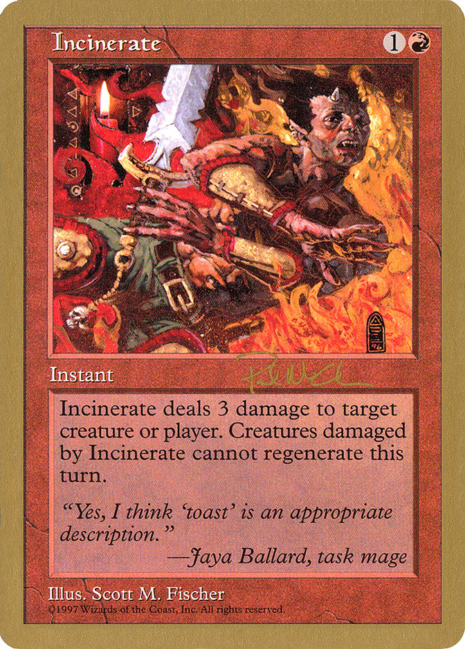 Incinerate (Paul McCabe) [World Championship Decks 1997] | Good Games North