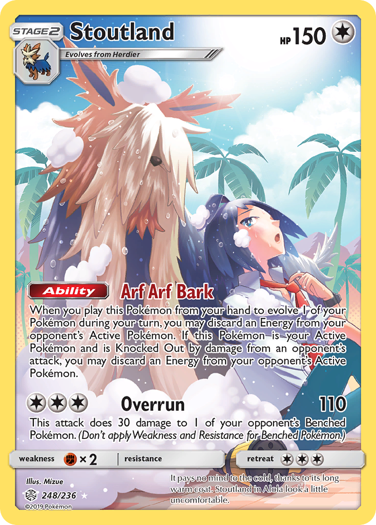 Stoutland (248/236) [Sun & Moon: Cosmic Eclipse] | Good Games North
