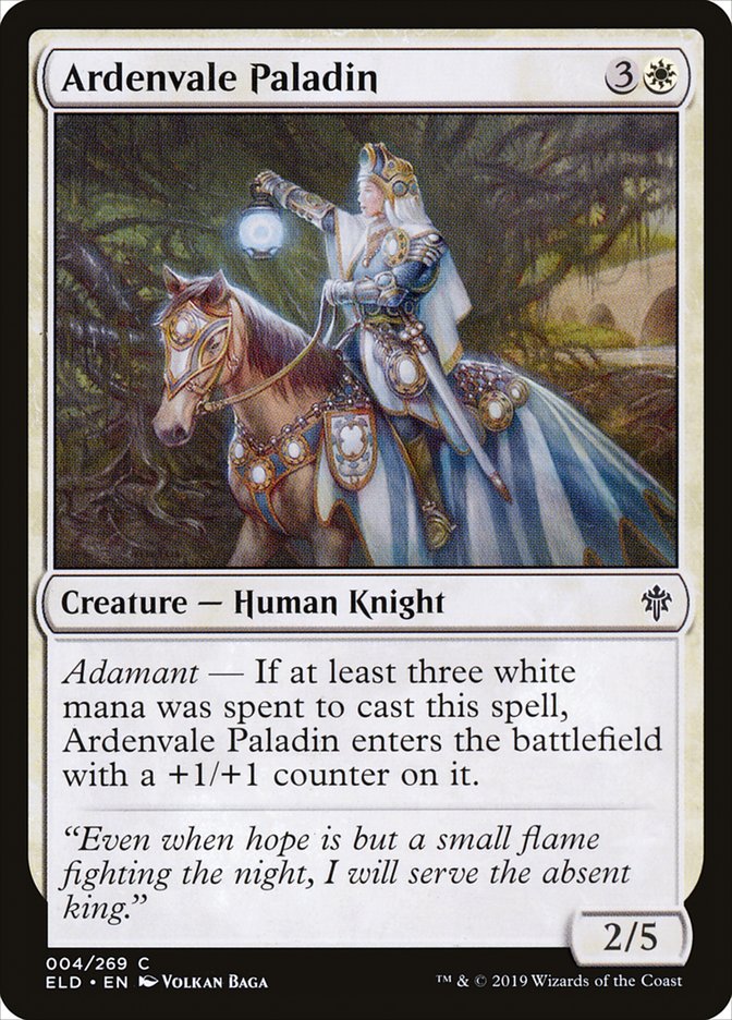 Ardenvale Paladin [Throne of Eldraine] | Good Games North