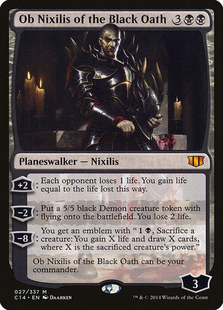 Ob Nixilis of the Black Oath [Commander 2014] | Good Games North