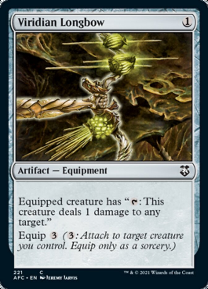 Viridian Longbow [Dungeons & Dragons: Adventures in the Forgotten Realms Commander] | Good Games North