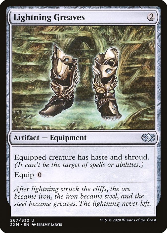 Lightning Greaves [Double Masters] | Good Games North