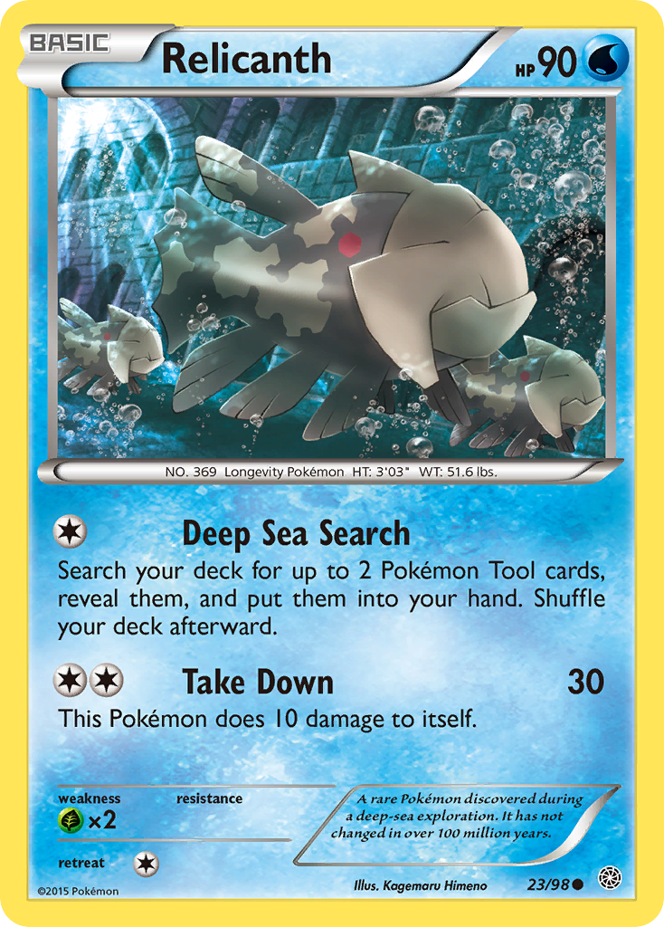 Relicanth (23/98) [XY: Ancient Origins] | Good Games North