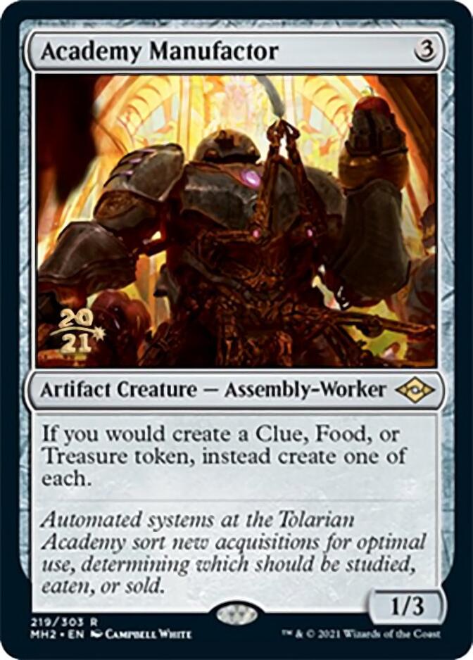 Academy Manufactor [Modern Horizons 2 Prerelease Promos] | Good Games North