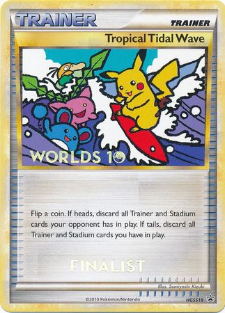 Tropical Tidal Wave (HGSS18) (Finalist) [HeartGold & SoulSilver: Black Star Promos] | Good Games North