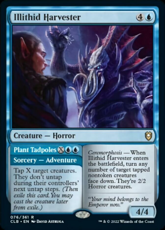 Illithid Harvester // Plant Tadpoles [Commander Legends: Battle for Baldur's Gate] | Good Games North