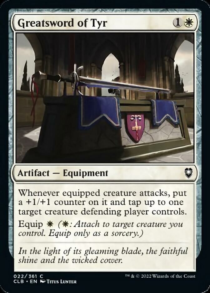 Greatsword of Tyr [Commander Legends: Battle for Baldur's Gate] | Good Games North
