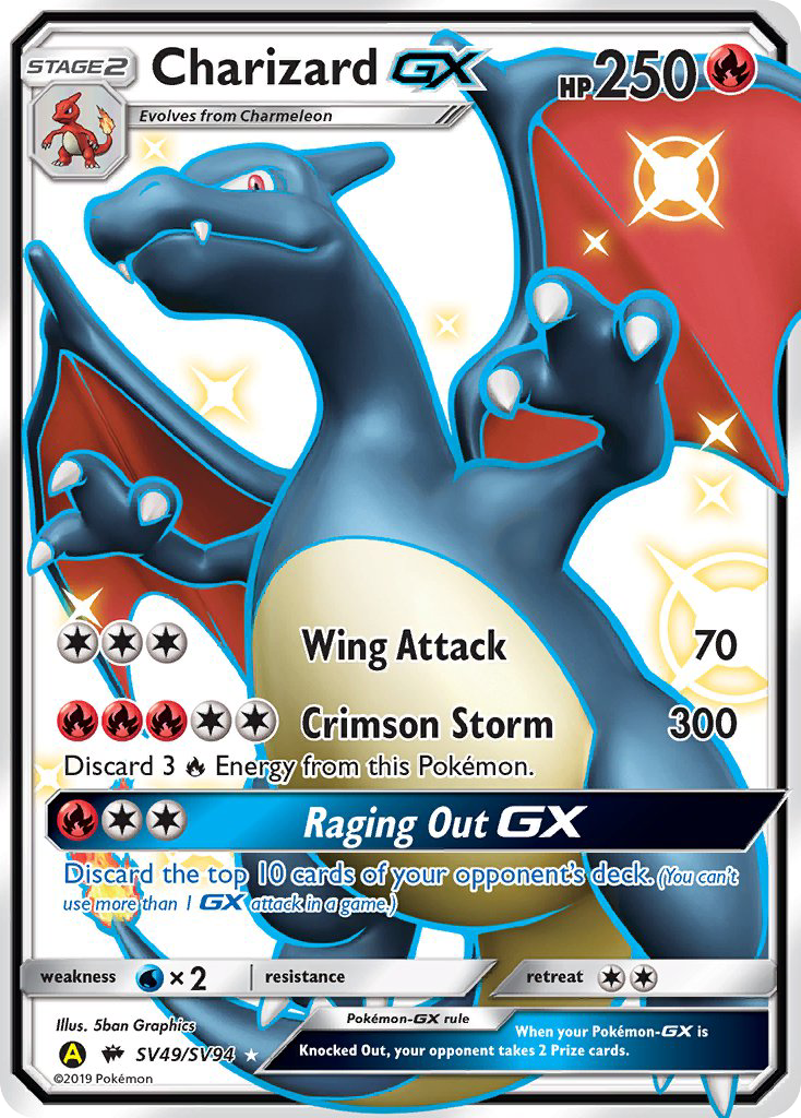 Charizard GX (SV49/SV94) [Sun & Moon: Hidden Fates - Shiny Vault] | Good Games North
