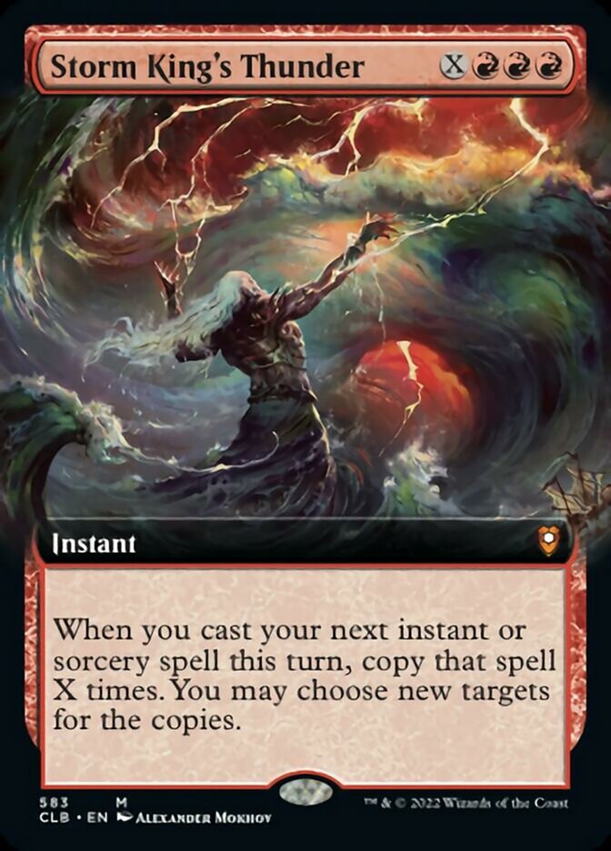 Storm King's Thunder (Extended Art) [Commander Legends: Battle for Baldur's Gate] | Good Games North