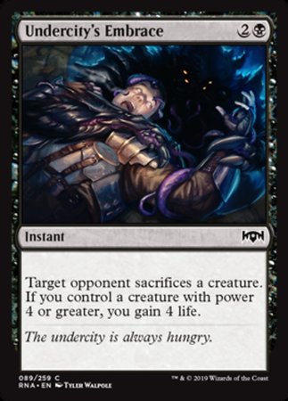 Undercity's Embrace [Ravnica Allegiance] | Good Games North
