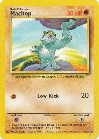 Machop (52/102) [Base Set Unlimited] | Good Games North