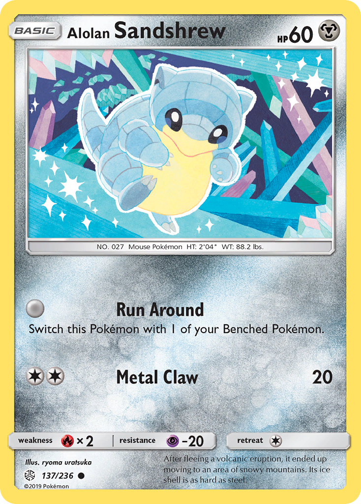 Alolan Sandshrew (137/236) [Sun & Moon: Cosmic Eclipse] | Good Games North